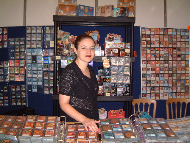 Our stall at GenCon UK 2002